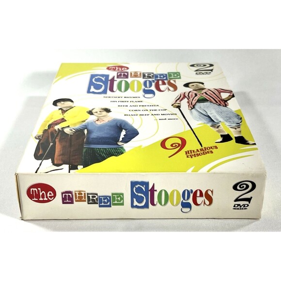 The Three Stooges DVD 2 Disc Set Vintage 2003 New Sealed DVDs - Picture 10 of 12